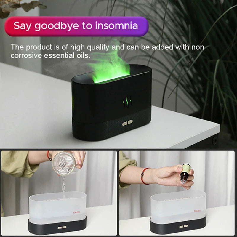 AromaFlame Oil Diffuser Humidifier